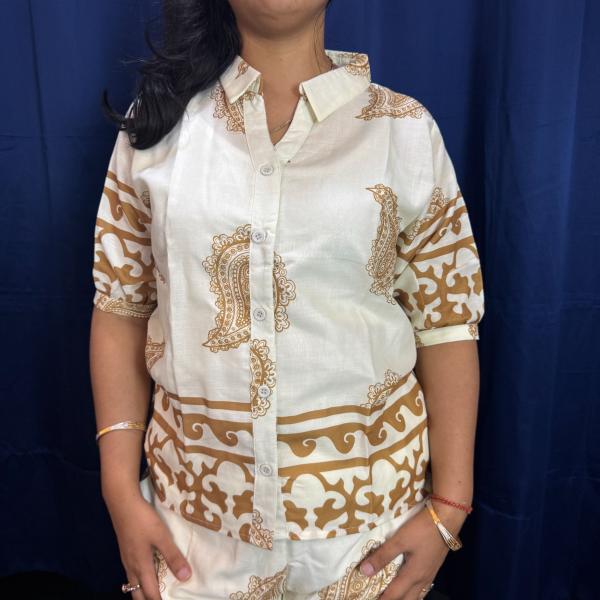 Motifs Printed Co-Ord