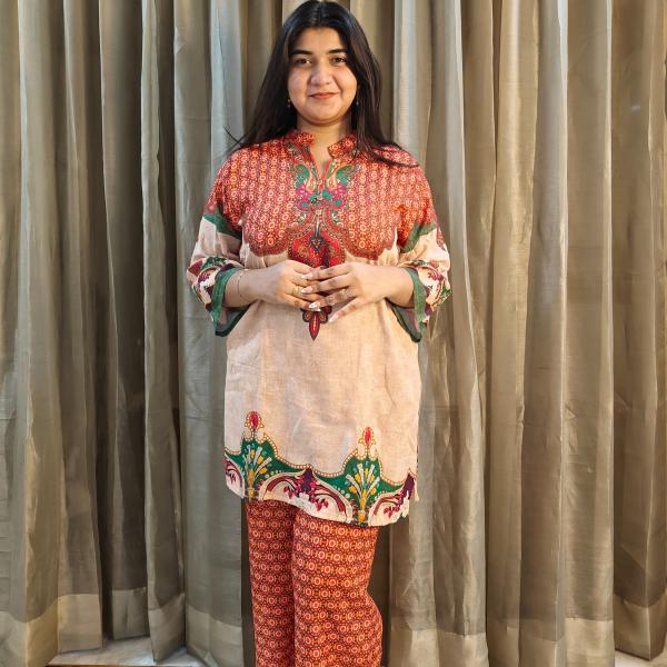 Cultural Motif Kurti Set