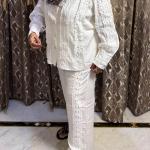 White Lace Luxe Co-Ord set